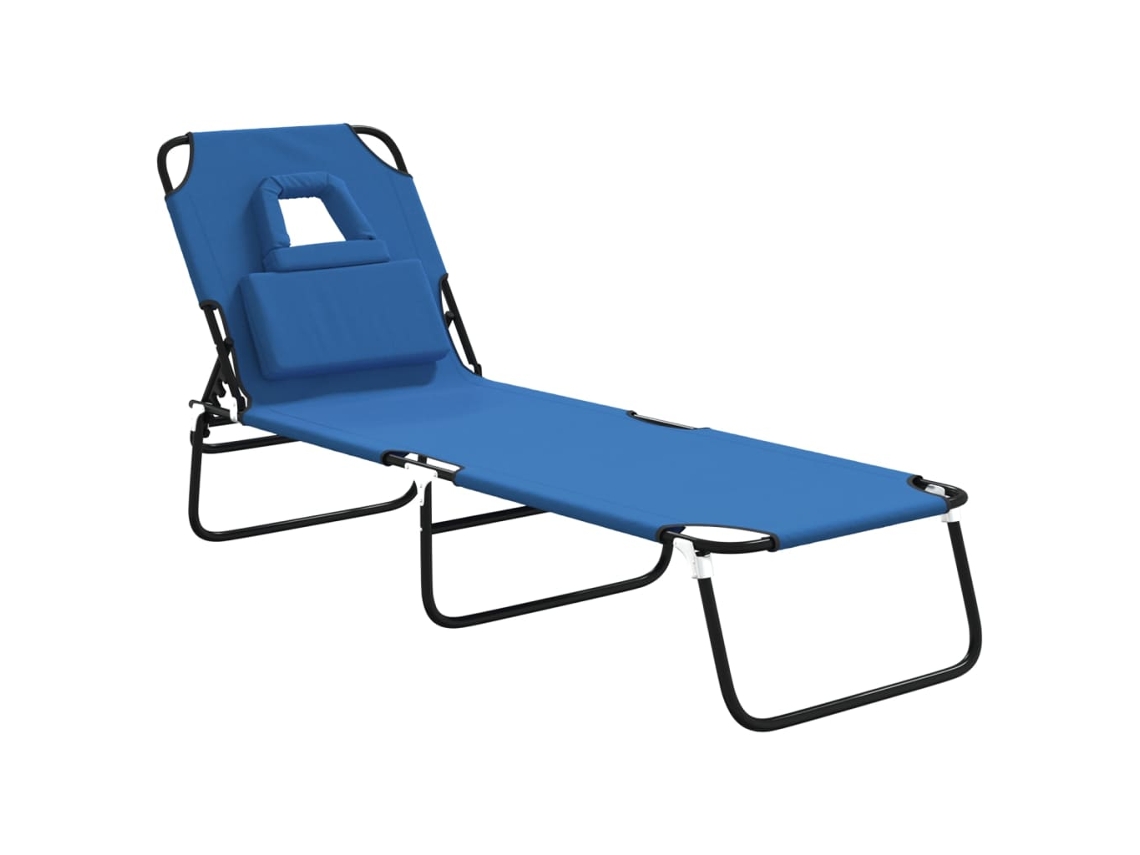 Sun Lounger, Sun Loungers Vidaxl Azul Aço (n/a)