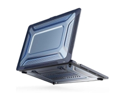 Capa Para Macbook Pro De 16 Polegadas (2019) A2141, Com Dupla Camada Rígida Em Pc E Macia Em Tpu, E Suporte Integrado.