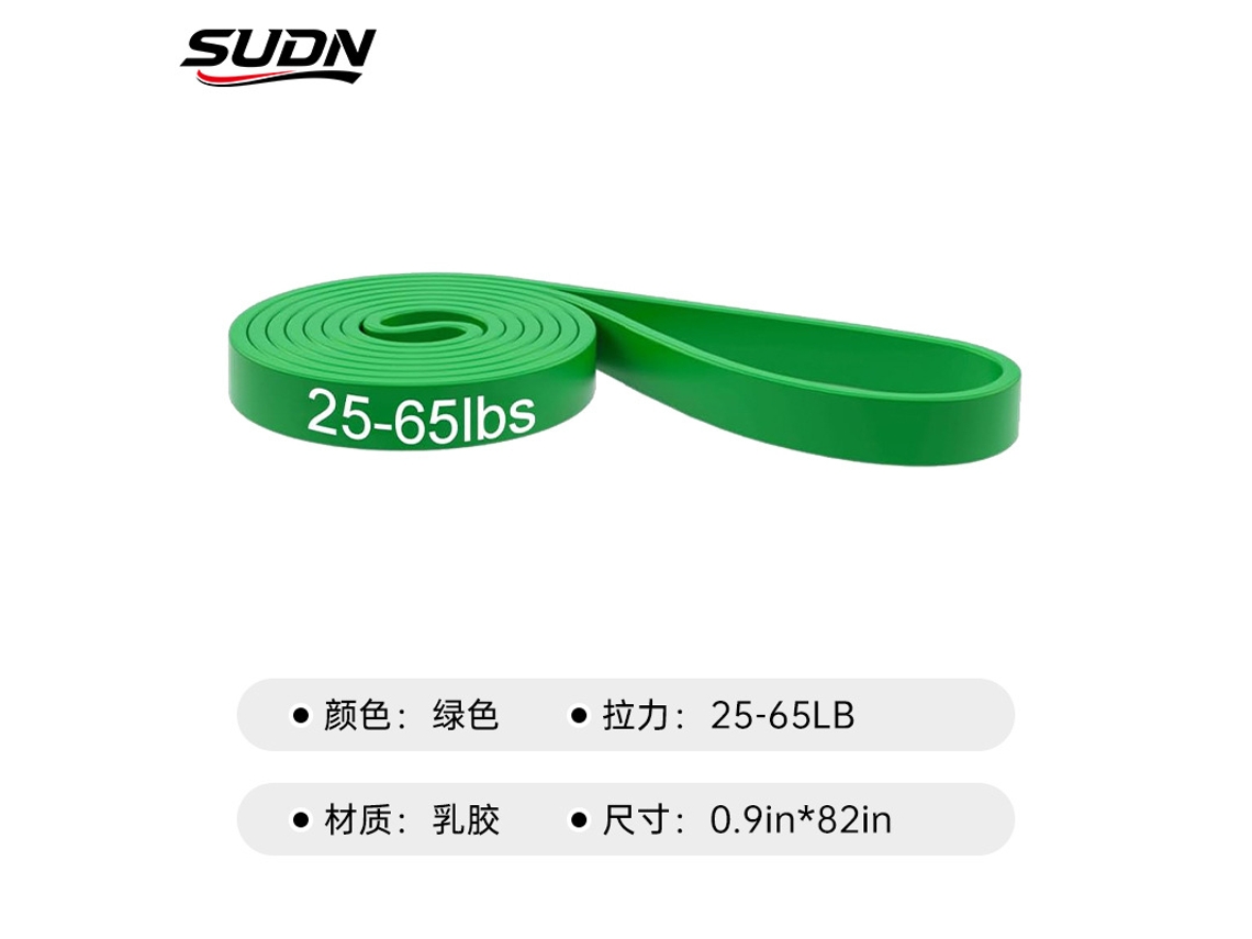 Faixa Elástica De Resistência Para Exercícios Físicos (verde 2080*4,5*23mm)