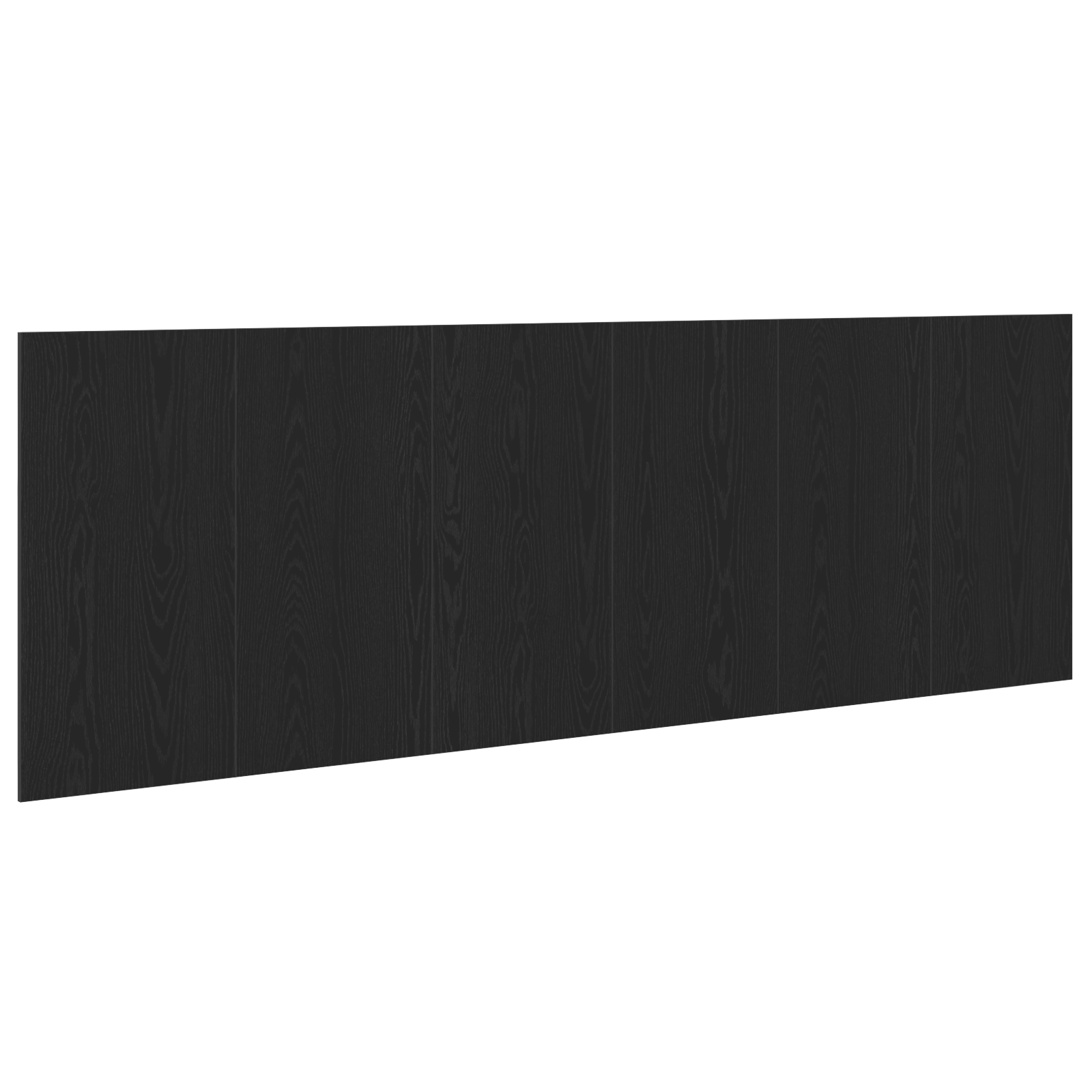 Conjunto 1 Cabeceira De Cama Vidaxl Preto Derivados De Madeira (240 X 1,5 X 80,5 Cm)