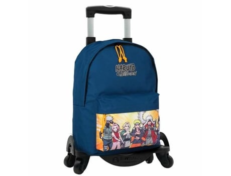Mochila Escolar com Rodas NARUTO Azul 42 X 31 X 13 5 Cm