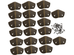 Callaron Protetores De Canto Para Móveis Vintage, 20 Peças, Liga De Bronze, Resistentes, Para Armários E Caixas, Com