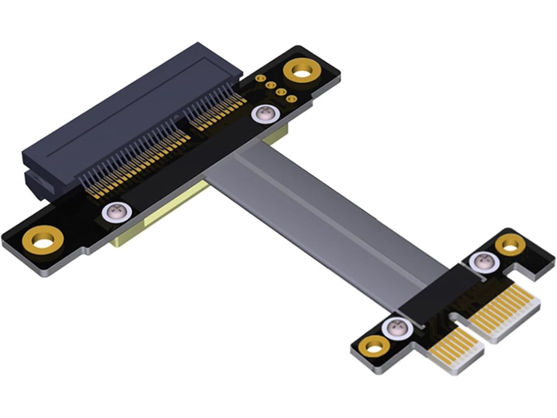 Adaptador Extensor Pcie 4 Para 1, Extensão De 180/90 Graus,