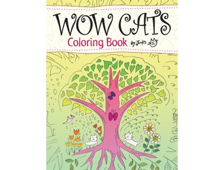Livro Wow Cats Coloring Book By Junko De Junko (inglês)