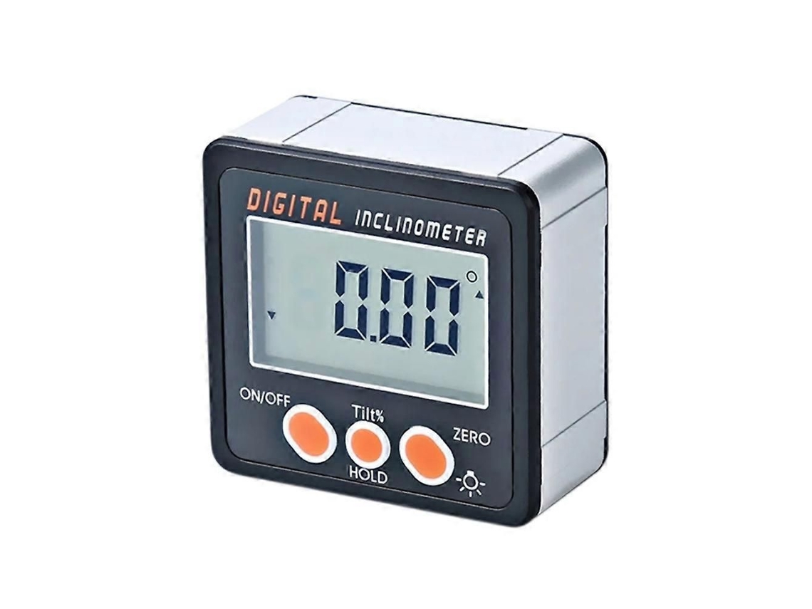 Transferidor Digital Eletrônico Com Inclinômetro, Base Magnética E Tela Lcd