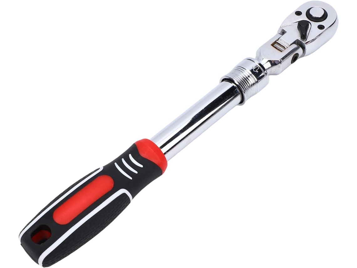 Chave De 3/8" Com 72 Cabeça Rápida E Cabo Para Em Aço 28,5 X 37 Cm.