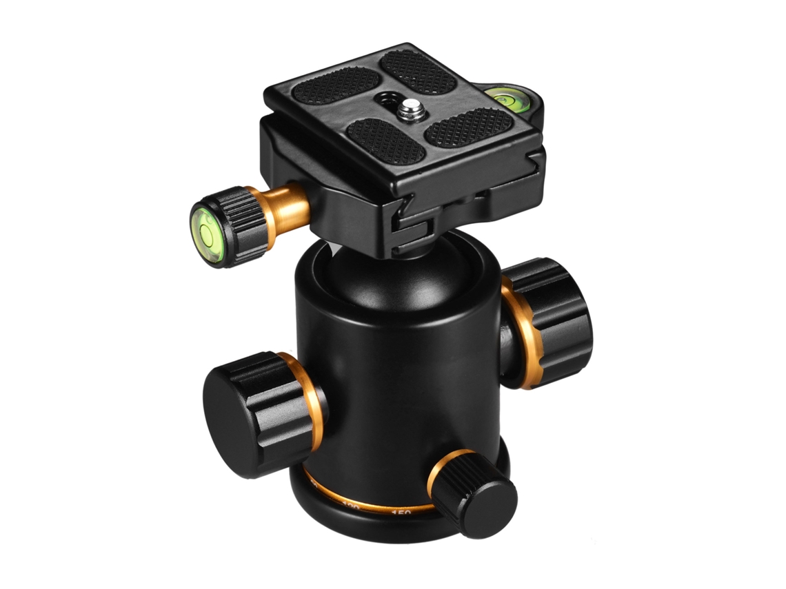 Cabeças De Tripé Andoer Panorâmicas Bola Fluídas Adaptadores Para Câmera