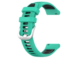 Bracelete De Silicone Para Relógio Para Garmin Forerunner 265s, 26518mm Ciano Hexinyigjly