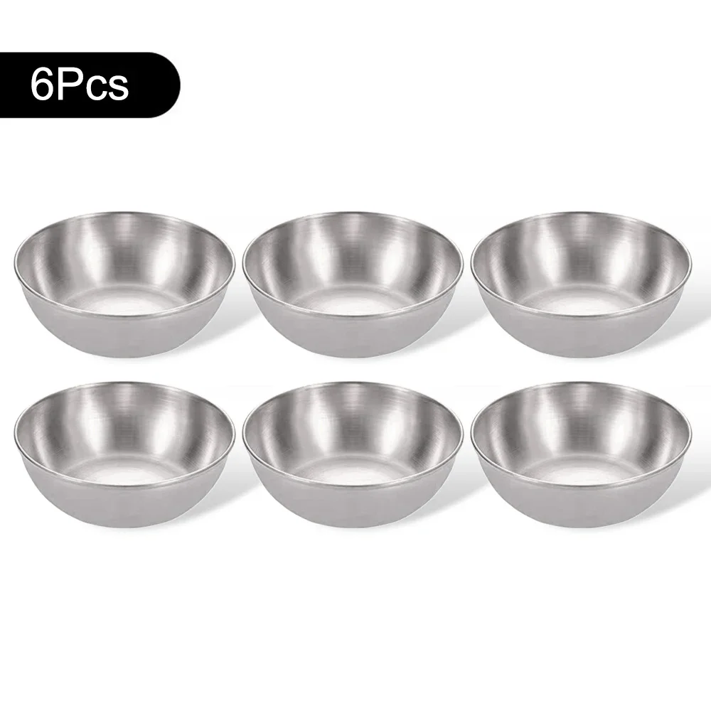 Molheiras, Recipientes para Temperos e Utensílios de Cozinha em Aço Inoxidável MDUG (prateado, 6 Peças)