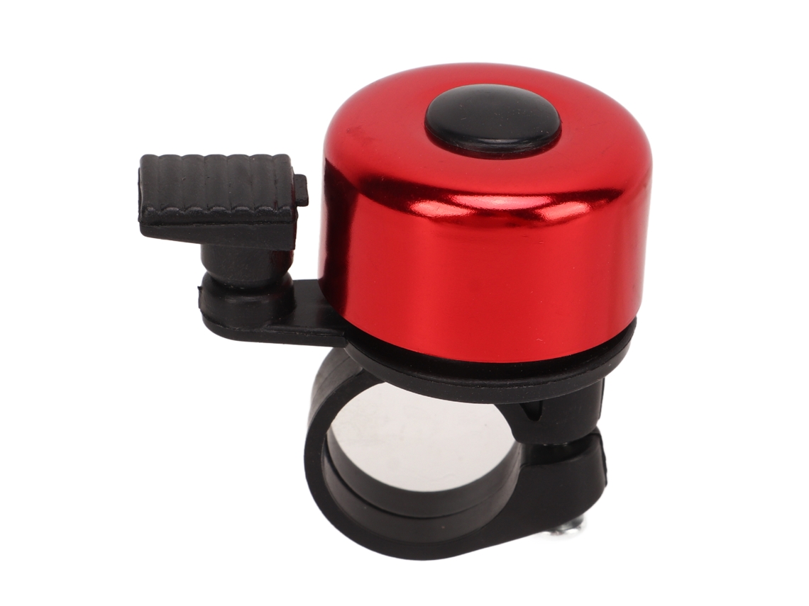 Campainha de Bicicleta AQUAFORGE metal vermelha para guidão segurança para Mtb, estrada, scooter e infantil