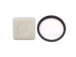 Filtro de estrela com raios coloridos de 67 mm para câmeras micro SLR, efeitos especiais e jantares noturnos.