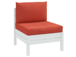 Vidaxl Almofadões De Paletes 2 Pcs Mesclado Tecido Vermelho