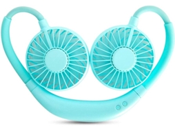 Ventilador USB de pescoço mini portátil S/MARCA, 360g, uso doméstico e externo