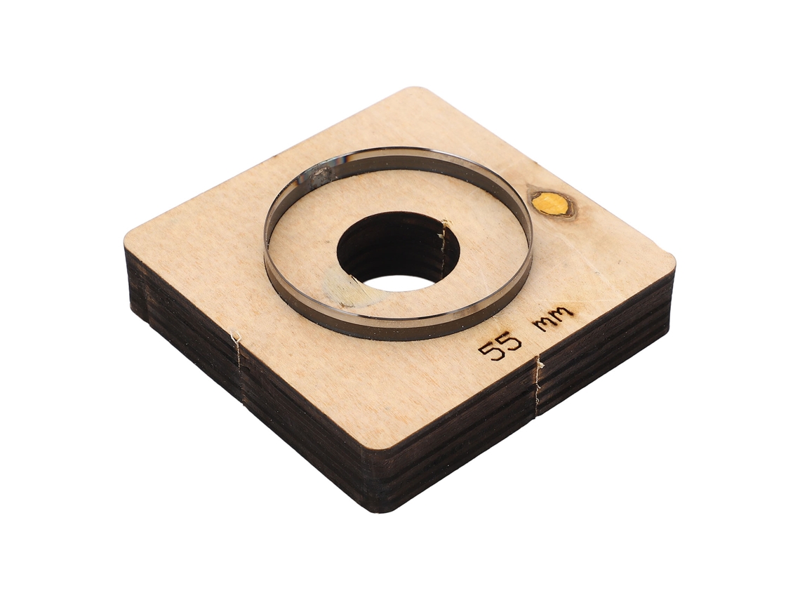 Laxiscreed Ferramenta De Corte Para Couro, Disco Circular De 55mm Para Artesãos Em Couro
