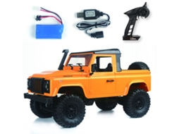 Carro De Controle Remoto Mn-d91 1/12 4wd 2.4g Off-road Truck Com Luzes Led Para Crianças