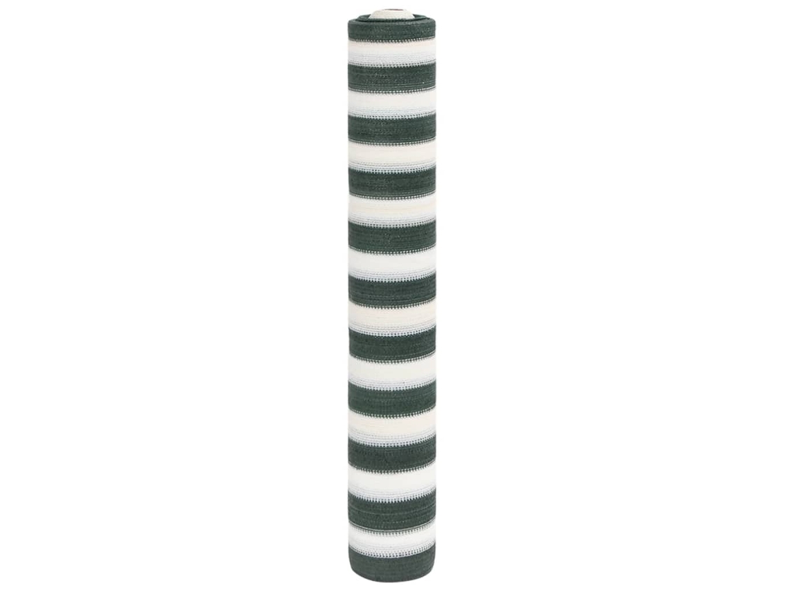 Vidaxl Rede Ocultação P/ Privacidade Pead 150g/m² 1,5x10m Verde Branco