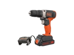 BLACK+DECKER Tools Chave De Fenda Sem Fio De 18 V, 1 Bateria De 1,5 Ah, Carregador Bcd001c1 Qw