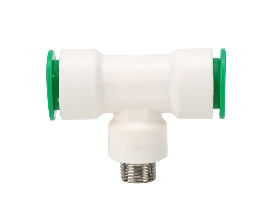 Conector T Pvc Ppr Rosca Macho 25mm Para G1/2in Adaptador