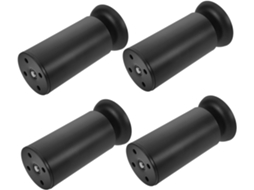 Conjunto De 4 Pés Aço Inoxidável Reforçado Para Móveis, Mesas, Sofás E Armários