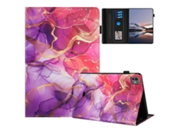 Capa De Couro Com Estampa De Capa Para Ipad Pro 11 , Com Função De Suspensão/ativação Automática, Porta Cartões White Wolf Slowmoose (2024)