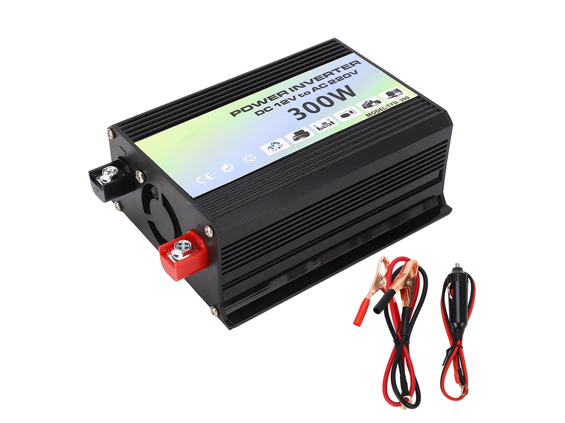 Inversor de Corriente 300w para Carro 12v 220v Usb Tomada Universal | S/MARCA