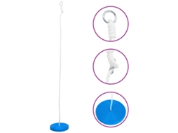 Vidaxl Baloiço De Placa 200 Cm Azul