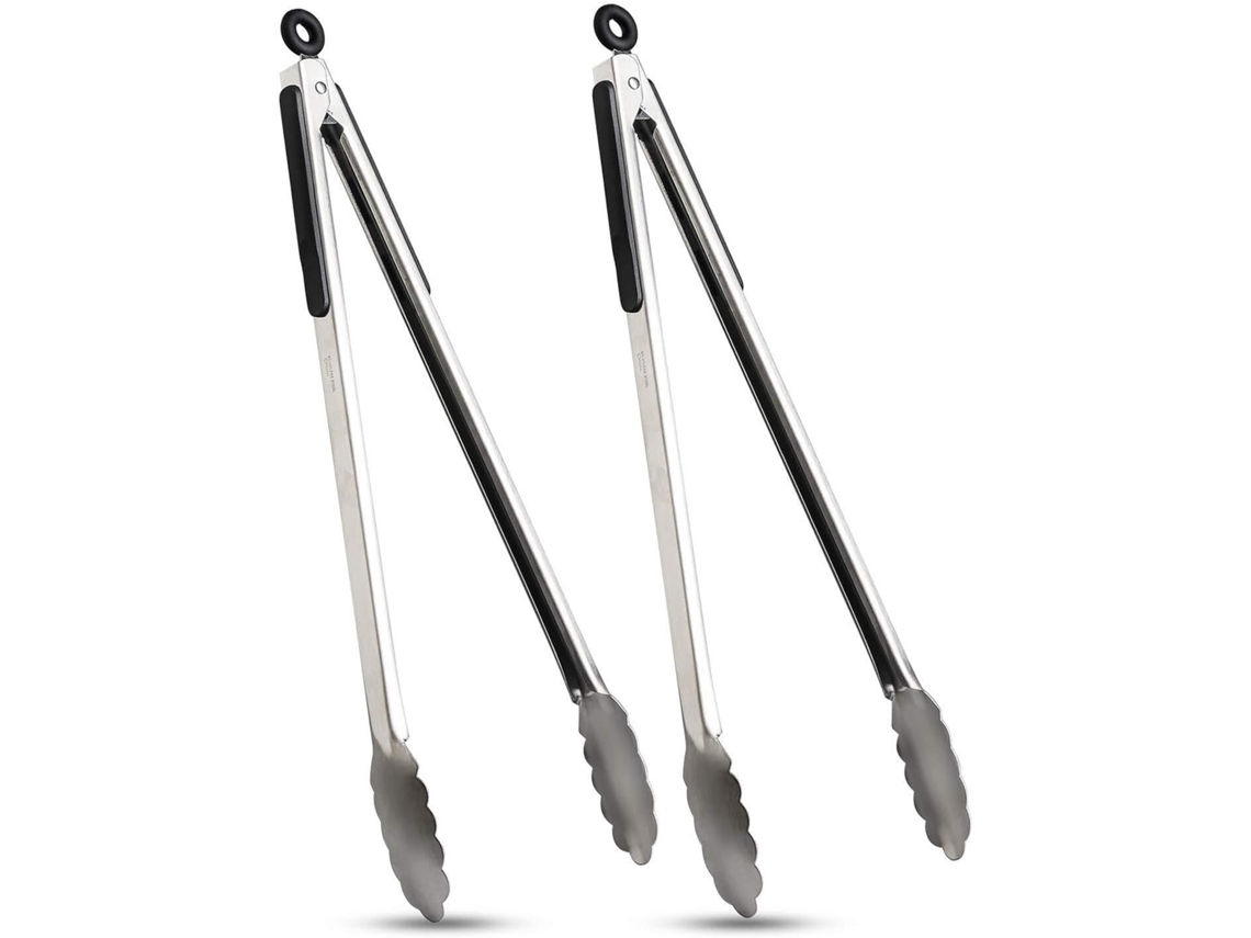 Conjunto De Pinças Grelha Premium Com Trava, De 5a 40cm, Pinças De Cozinha Longas E Resistentes Para Churrasco