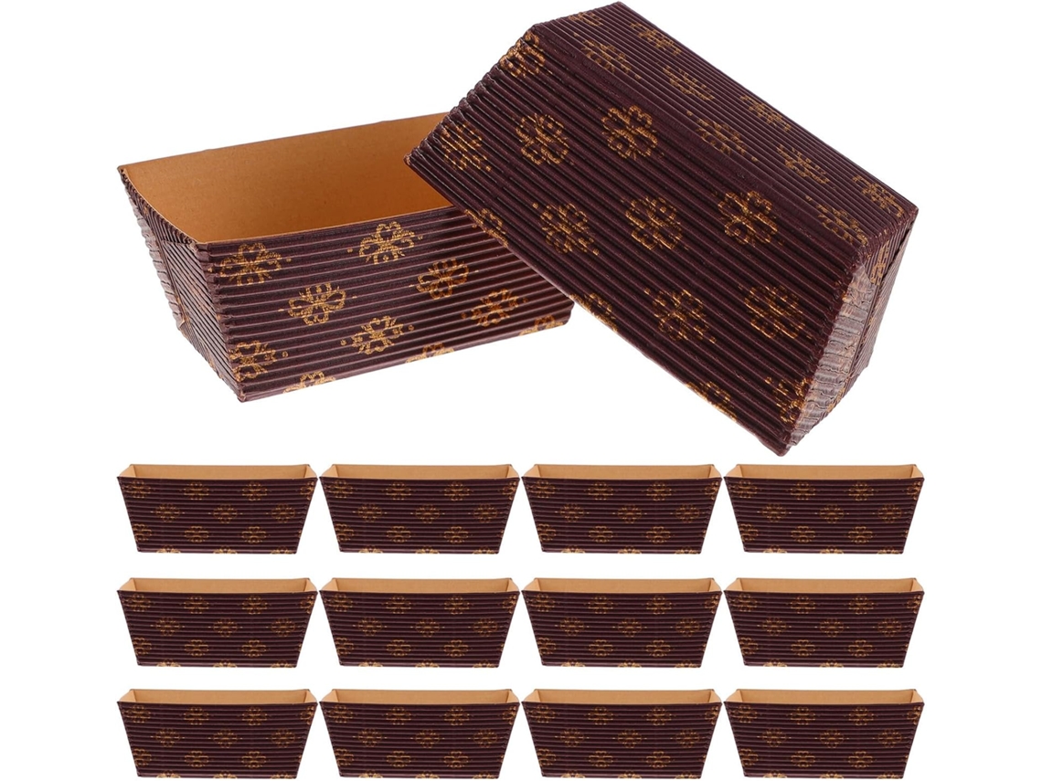 Formas Para Cupcakes, Conjunto De 50 Unidades, Formato Retangular