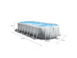 Piscina De Jardim Com Estrutura 610 X 305 X 122 Cm 21 Em 1 Intex 26798