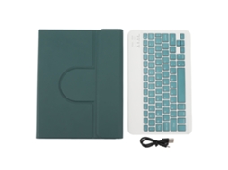 Raum-capa Protetora Para Tablet 10.9 Polegadas Com Suporte Para Caneta E Teclado Bluetooth Removível 10ª Geração Verde