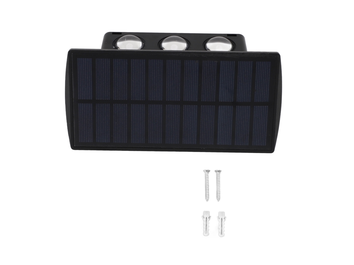 Luminária Solar de Parede AQUAFORGE, Ip65, jardim, externas, iluminação Led