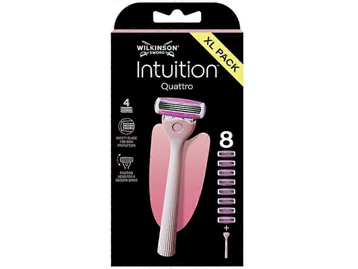 Intuition Quattro - Máquina De Barbear + 8 Cabeças