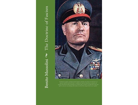 Livro Doctrine of Fascism de Benito Mussolini (Inglês - Capa Dura)