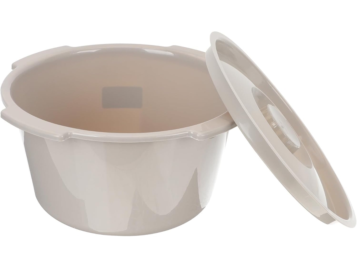 Cadeira Sanitária Para Adultos, Cinza, Com Tampa, Em Plástico Pp Resistente, Assento De Vaso Sanitário Portátil