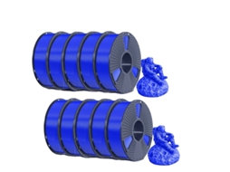 Filamento Para Impressora 3d, Alta Resistãªncia, Baixo Fio, Petg Azul Oem