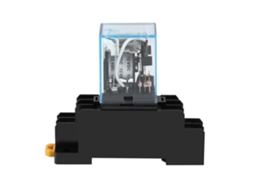 Relé De Controle Laxiscreed 12v Cc, Dpdt, 8 Pinos, Base Compacta Para Uso Geral Doméstico