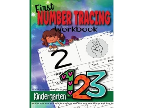 Livro First Number Tracing Workbook for Kindergarten Learn Numbers From 0 to 100 de Jocky Books (Inglês)