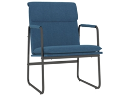 Lounge Chair, Lounge Chairs Vidaxl Azul Tecido