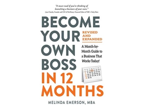 Livro Become Your Own Boss in 12 Months, Revised and Expanded de Melinda Emerson (Inglês)