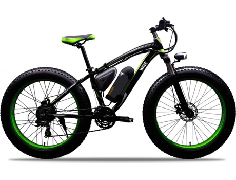 Bicicleta El trica WAVE B Preto Velocidade M x 25 km h Autonomia 30 km Worten.pt