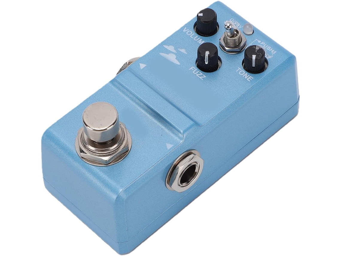 Pedal De Fuzz Para Guitarra Elétrica, Compacto Com Carcaça Metálica