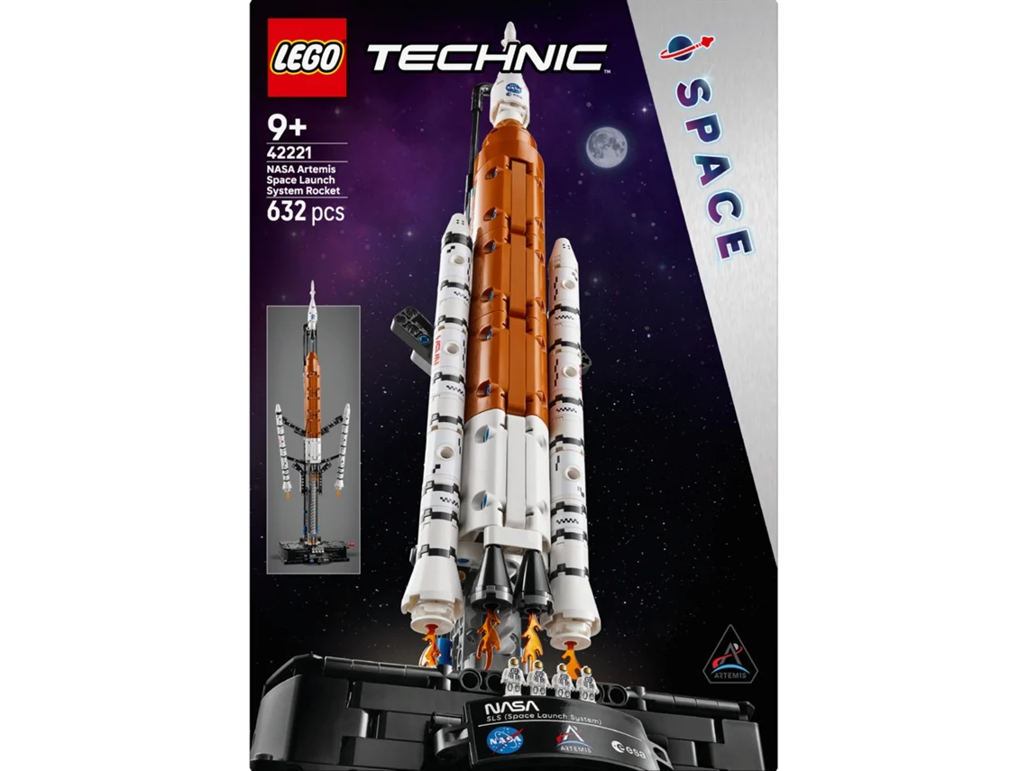 Lego® 42221 Technic Foguete Nasa Artemis – Foguete Com Astronautas