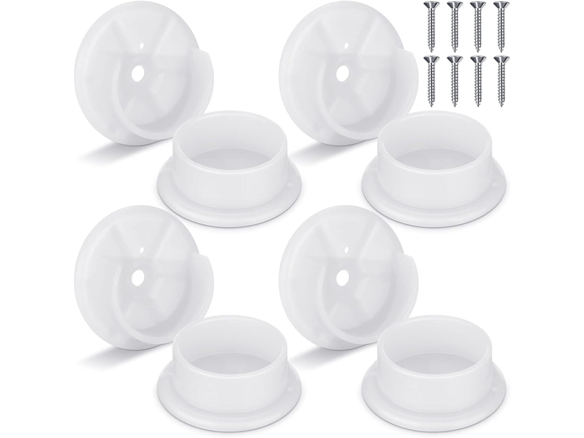 Suportes E Ponteiras Para Varão De Guarda Roupa, Ideais Para Organização E Acessórios Domésticos Compre Suportes Varão