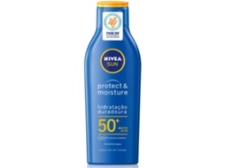 Protetor Solar Loção Protect & Moisture FPS 50 NIVEA SUN