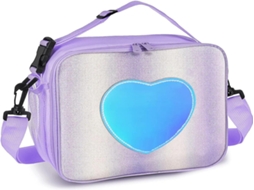 Lurelia Bolsa Térmica Para Almoço, Em Tecido Oxford, 500 Ml, Resistente À Água, À Prova De Fugas, Reutilizável, Fácil De Limpar, Com Alça