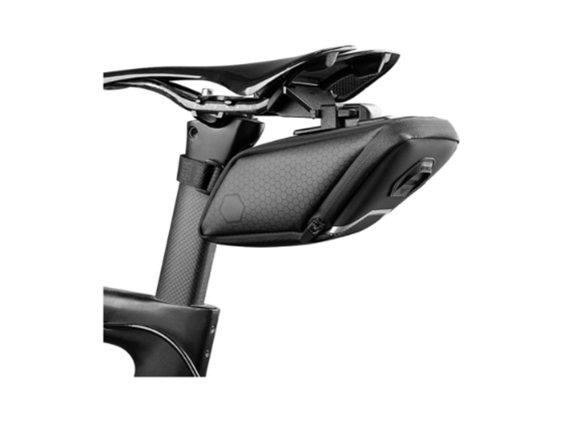 Bolsa Selim Bicicleta Led Ipx8 Preta