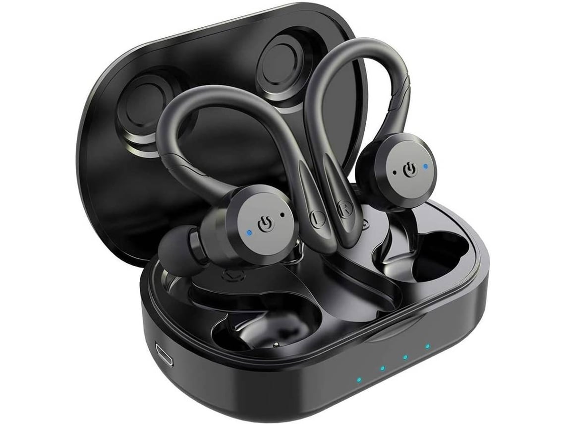 Auriculares Bluetooth Sem Fio Jogo Correndo Cartão Música