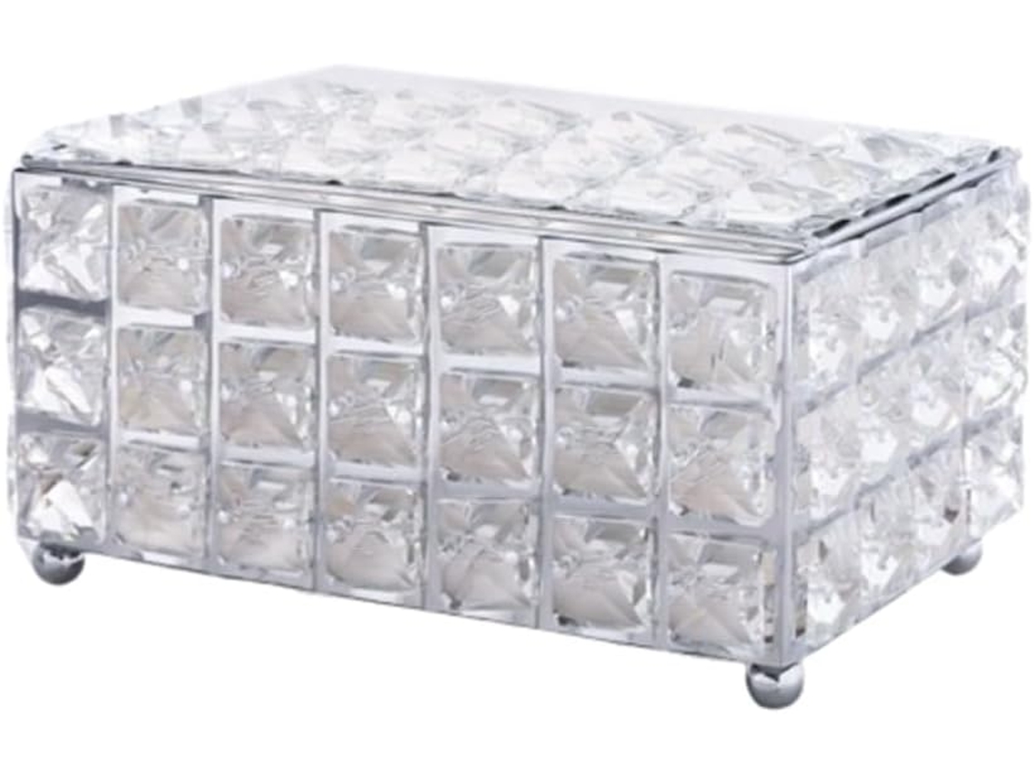 Caixa De Lenços De Vidro, Design Nórdico, Elegante, Porta-guardanapos, Barra Em Formato De Diamante, Decoração Para