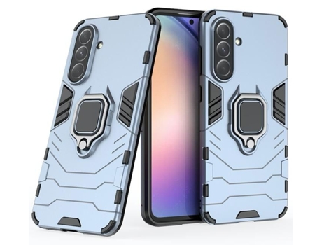 Capa Para Samsung Htdmobiles Vidro Temperado Anti-choque Rígida Azul