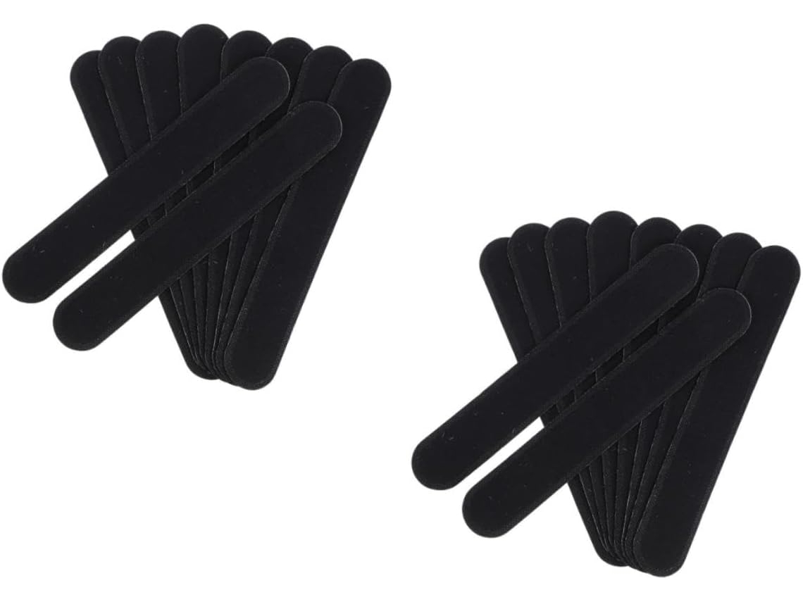 Conjunto De 60 Almofadas Absorventes De Suor Para Chapéus, Descartáveis, Resistentes A Manchas, Pretas.
